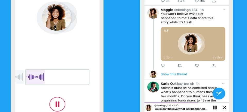 Twitter permite envio de áudios por conversa privada